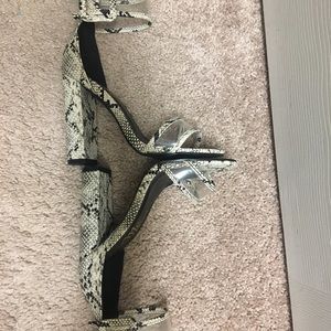 So Me Shoes - So Me Python Block Heels So Me Shoes - So Me Python Block Heels